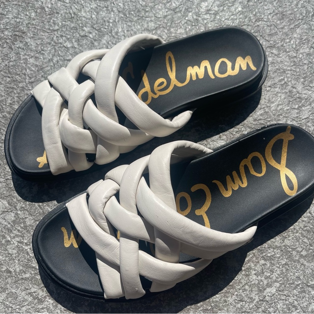 Sam Edelman White Sandals
